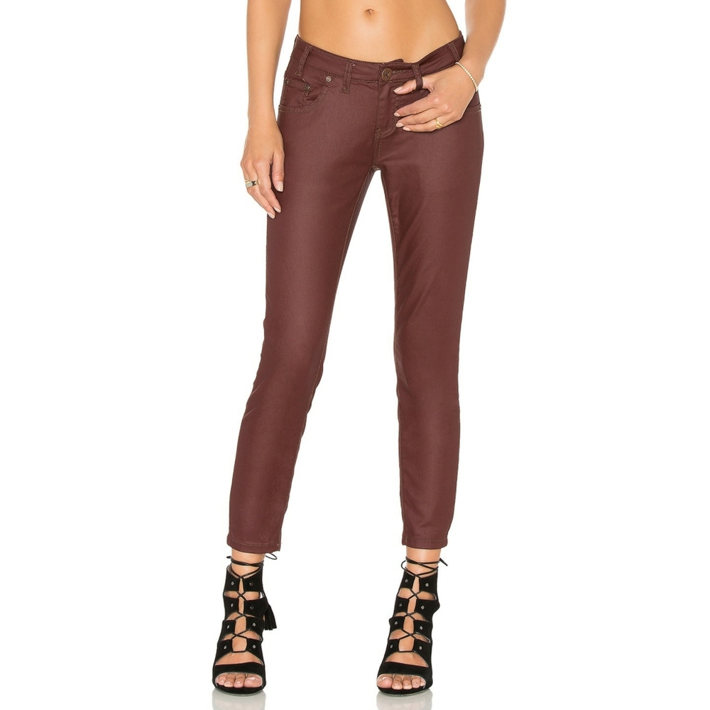One Teaspoon Freebird II Low Waist Bordeaux Red 26